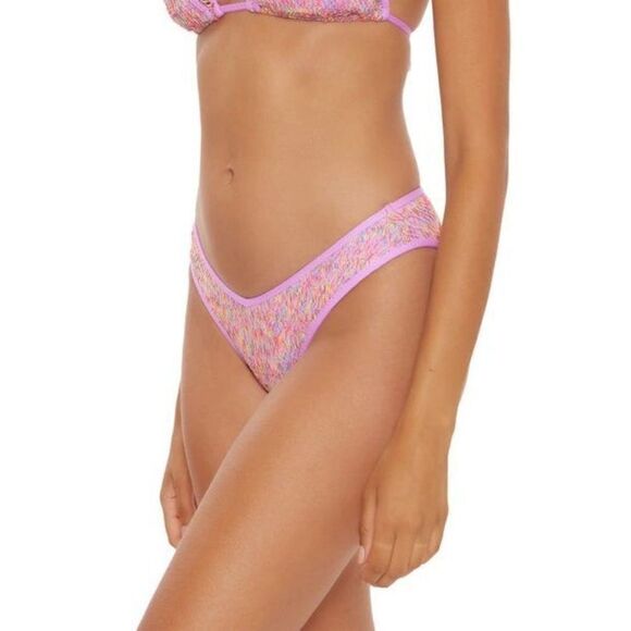 Becca Reveal Coastal Hipster Bikini Bottoms in Orchid size S NWOT - Picture 2 of 7